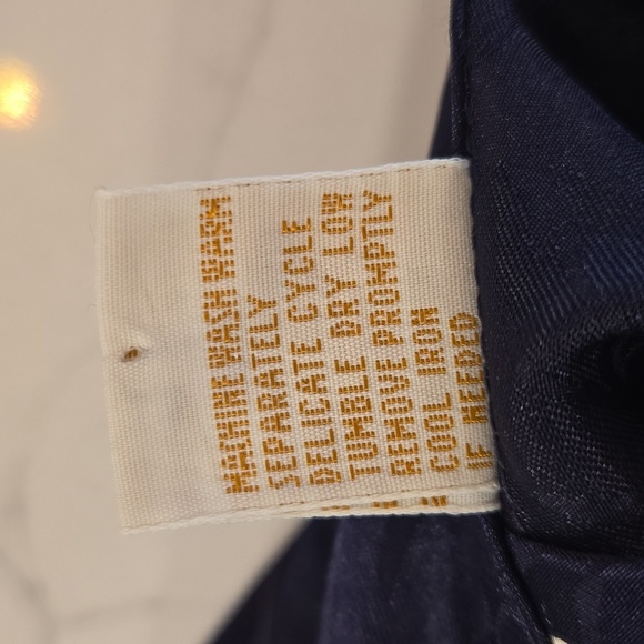 Victoria's Secret Blue Satin Jaquard Robe with Shawl Collar - Picture 9 of 10